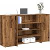 Vidaxl Banco Reception Legno Antico 180x50x103,5 cm Legno Multistrato