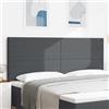 Vidaxl Testiera LED con testiera Grigio scuro 200 cm Tessuto in Cords