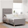 Vidaxl Struttura del letto con testiera Talpa 90 x 200 cm Tessuto