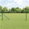 Vidaxl Recinzione con Posto Verde 0,6 x 50 m Acciaio e PVC