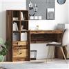 Vidaxl Scrivania Legno vecchio 145,5 x 40 x 127 cm 2 pz