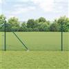 Vidaxl Recinzione in rete saldata con punte 25 x 1,2 m Verde Rete
