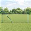 Vidaxl Recinzione in rete saldata con punte 25 x 1,2 m Verde Rete