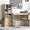 Vidaxl Scrivania Rovere Sonoma 145.5 x 50 x 127 cm 2 pz