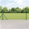 Vidaxl Recinzione esagonale per esterni con base in cemento 50 x 0,6 m