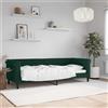 Vidaxl Letto da Giorno Verde Scuro 80x200 cm in Velluto