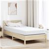 Vidaxl Materasso Bianco e Blu 90 x 200 cm Tessuto Jacquard