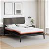 Vidaxl Materasso Bianco e Nero 140 x 190 cm Tessuto Jacquard