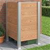 Vidaxl Recinzione Contenitore per Rifiuti Marrone 85 x 85 x 115 cm