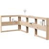 Vidaxl Testiera Libreria a L 80 cm in Legno Massello di Pino