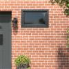 Vidaxl Finestra per Soffitta RISOR 90 x 70 cm PVC e Vetro Antracite