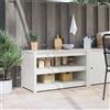Vidaxl Mobile da cucina MEPPEL Bianco 106 x 55 x 64 cm Pino massello