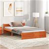 Vidaxl Struttura del letto Marrone cerato 195,5 x 140,5 x 51 cm