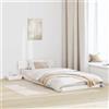 Vidaxl Struttura del letto Bianco 90 x 200 cm legno