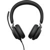 Jabra evolve2 40 se auricolare cablato a padiglione musica e chiamate usb type-c / usb type-a nero