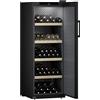 Liebherr Cantina vino a libera installazione WSbl 5001 con porta piena nero e telaio nero da 60 cm