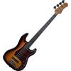 EKO PJ-300 Sunburst Basso Elettrico 4 Corde stile Precision Bass Sunburst