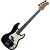 EKO PB-300 Black Basso Elettrico 4 Corde stile Precision Bass Nero