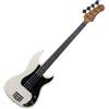 EKO PB-400 Vintage White Basso elettrico EKO Vintage White 4 corde stile Prec...
