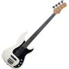 EKO PJ-400 Vintage White Basso Elettrico 4 Corde stile Precision Bass Vintage...