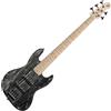 Michael Kelly Element 5OP Transparent Black Basso Elettrico 5 Corde Transpare...