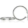 LA TRIADE STUDIO® - ORECCHINI A CERCHIO IN ARGENTO STERLING 925 RODIATI - DESIGN ELEGANTE E DALLO STILE INTRAMONTABILE. (20 mm)