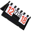 QUILSTM Tabellone segnapunti Sportivo affidabile con Display numerico Grande e Chiaro, Portatile e Leggero, per riunioni di Famiglia e Partite di Basket,