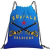 Generic Zaino con Coulisse Buffalo Soldier Borsa con Coulisse Impermeabile Drawstring Backpack Resistente Sportiva Zainetto per Vacanze Scuola Viaggi