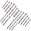 KTUXZCI Attrezzatura da Golf Tees Driving Range Cortile Confezione Riutilizzabile da 20 Tee in plastica Resistente Migliora Le Prestazioni di Allenamento all'aperto Golf Fly Ball