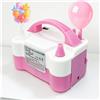 ALLILUYAA Gonfiatore Palloncini Elettrico, Gonfia Palloncini 3‑In‑1, Dotata Di Spina Cee‑7/16, Gonfia E Sgonfia, per Accessori Nuoto, Materassi Gonfiabili E Palloncini Festa (bianco‑rosa)