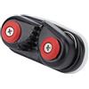 Rengue Bitta per Barca con Bitta in Corda di Corda in Lega di Alluminio Nera con Superficie Anodizzata Resistente all'Usura per Accessorio per Gommone per Yacht da Kayak