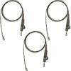 CuiCanfla 3 Accessori Per La Pesca Alla Carpa, Guida Alla Pesca Alla Carpa In Linea Centrale Con 45 Libbre Di Resistenza Alla Rottura, Design Anti-Torsione, Sicurezza Lead, Connettore Girevole Legato