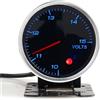 HABHYUDP Voltmetro del Motore Passo-Passo con Calibro elettronico for Modifica automobilistica Multicolore da 2,5 Pollici Test e misurazioni