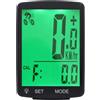 Generic Computer da Bicicletta Wireless da 2,8 Pollici con Sensore di Cadenza di velocità e Display LCD per Ciclismo Diurno/notturno