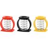 ReachMall Coppia di cerniere a molla con fibbia a C per bici pieghevoli Brompton, in acciaio inox, design diviso in plastica, accessorio per installazione sicura