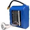 HJGHY Batteria al Litio Balance Car da 25,2 V 4000 mAh, Batteria Twist Car da 29,4 V 4000 mAh per Hoverboard/Scooter/Tavole autobilanciate con Motore e connettore XT60.,6s2p 25.2v4000mah