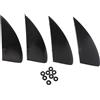 Générique Deriva per Stand Up Paddle - 4 pezzi di separazione Kiteboarding, alette compatibili con Kiteboard | per Immersione Kayak Lago Spiaggia Viaggi Vacanze