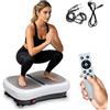 WAVESKY Pedana Vibrante Dimagrante - Piastra Vibrante Fitness con Altoparlante Bluetooth e Telecomando, Vibration Plate 99 Livelli e 5 Programmi - Piattaforma Vibrante per Allenamento di Tutto il Corpo