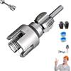 Generico Chiave Per Tubi Idraulici 4 in 1, 2026 Nuovo Utensile Integrato Per Filettatura Interna Ed Esterna Di Tubi, Utensile Per Maschiatura E Filettatura Di Tubi Da 1/2'' E 3/4'' 1'' (1-1 Pc)