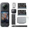 Insta360 X5 360° Video 8K ESSENTIALS BUNDLE Pack Black Nero notte ActionCam