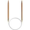 Seeknit KA06287 - Ferri circolari per lavorare a maglia, in bambù, 80 x 3,5 mm, colore: Beige
