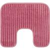 Gözze - Morbido Tappetino da Bagno Antiscivolo con Forma a U, 100% Poliestere, 50 x 45 cm - Rosa antico