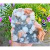 STILBITE SU CORALLO CALCEDONIO FORMATO SU ESEMPLARE DI MINERALI A MATRICE #A50