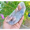 STILBITE SU CORALLO CALCEDONIO SU ESEMPLARE DI MINERALI A MATRICE #A50