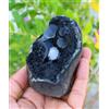 STILBITE CON CORALLO CALCEDONIO NELL'ESEMPLARE DI MINERALI GEODE #A50