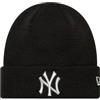 New Era New York Yankees - Berretto in maglia con polsino metallico, colore: Nero