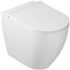 CERAMICA GALASSIA WC Galassia Dream Filomuro Senza Brida 56x36 Cm Bianco Lucido - Cod. Articolo: 7337