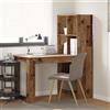 Vidaxl Scrivania Legno vecchio Legno ingegnerizzato 122 x 67 x 145 cm