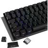 SDYZ XVX PBT Keycaps - Side Print Keycaps 60 65 75 100 Percent, Double Shot Shine Through Custom Key caps, Black 136 Keys Set, OEM Profile, Minimalist Style Phantom for Cherry Gateron MX Switche Keyboard