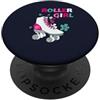 Retro Quad Skate Lifestyle Co Pattinatrice a rotelle con design retrò anni '70 e '80 PopSockets PopGrip Adesivo